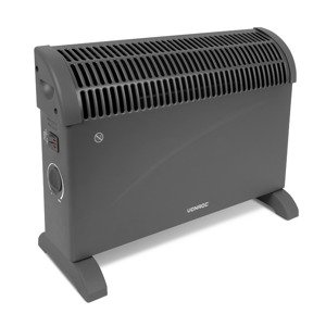 Konvektorový ohřívač - 2000W - Šedý | Nastavitelný termostat