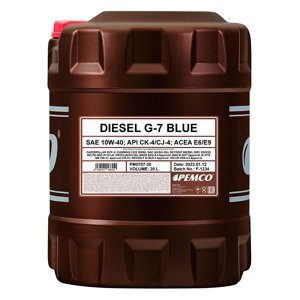 Motorový olej PEMCO diesel g-7 10w-40 e6/e9 20 lt