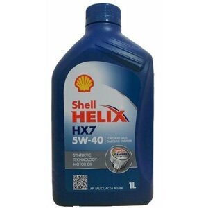 Motorový olej SHELL helix hx7 5w-40 1 lt
