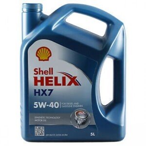 Motorový olej SHELL helix hx7 5w-40 4 lt