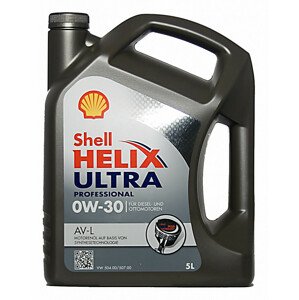 Motorový olej SHELL helix ultra professional 0w-30 av-l 5 lt