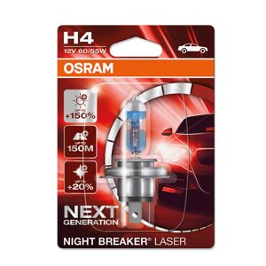 Osram h4 night breaker laser next generation h4 12v 64193nl-01b
