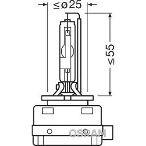 Žárovka hlavního světlometu OSRAM 66350