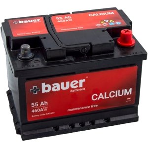 Autobaterie BAUER calcium 55ah 12v 460a 241x175x175