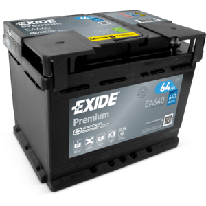 Startovací baterie ea640 64ah/640a 242x175x190 EXIDE ea640