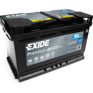 Startovací baterie ea900 90ah/720a 315x175x190 EXIDE ea900