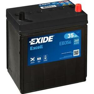 Autobaterie excell 12v 35ah 240a 187x127x220 EXIDE eb356