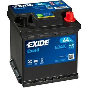 Autobaterie excell 12v 44ah 400a 175x175x190 EXIDE eb440