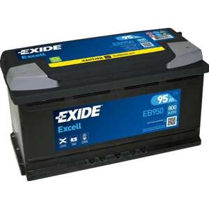 Autobaterie excell 12v 95ah 800a 353x175x190 EXIDE eb950