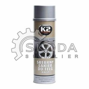 K2 silver lacquer for wheels rally 500 ml - stříbrný lak na kola K2 l332