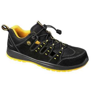 Sandál bezpečnostní kožený v kombinaci s textilem MEMPHIS 2115-S1 ESD NON METALIC v.41