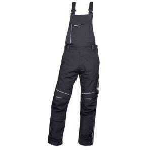 Kalhoty montérkové s laclem URBAN H6411/50, černo-šedé